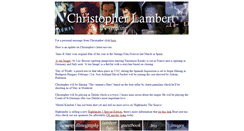 Desktop Screenshot of christopherlambert.org